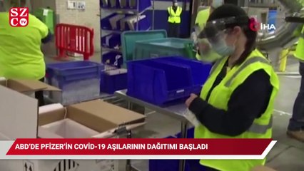 ABD’de Pfizer’ın Covid-19 aşılarının dağıtımı başladı