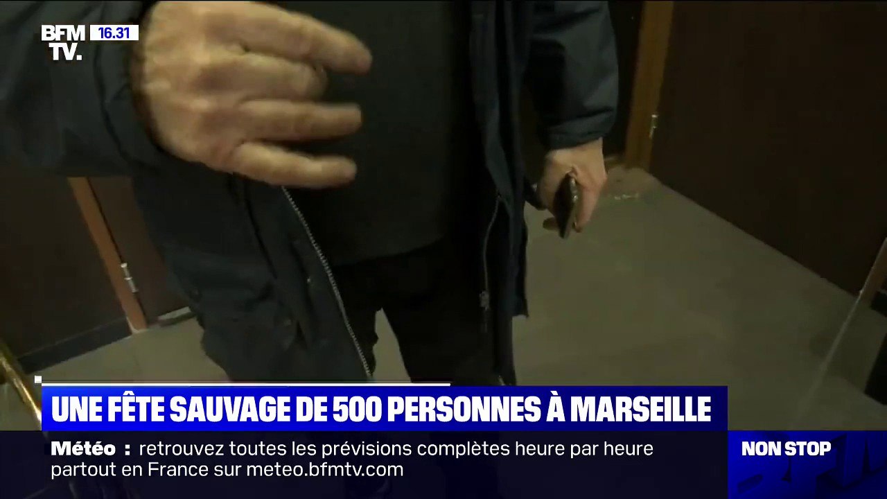Fête clandestine à Marseille; le propriétaire de la salle a dit aux organisateurs "de ne pas faire de soirée"