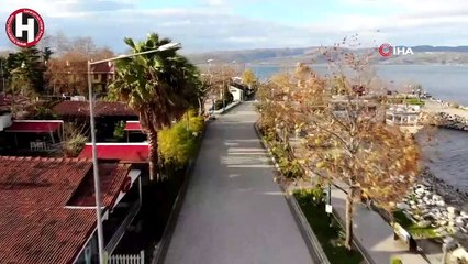 SAPANCA HAVADAN GÖRÜNTÜLENDİ