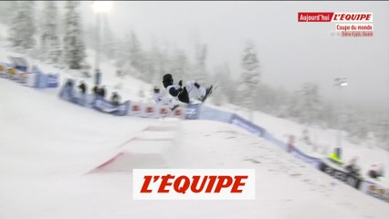 Theocharis aux portes du dernier carré en parallèle - Ski de Bosses - CM (H)