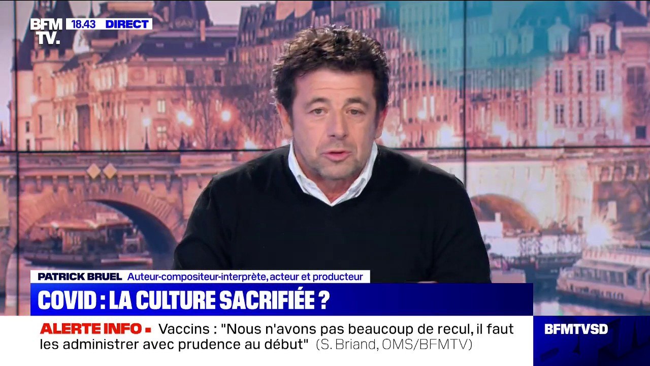 Patrick Bruel sur le Covid-19: "Faites gaffe, ce truc est une saleté"