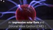 Sun launches explosion of electromagnetic energy towards Earth
