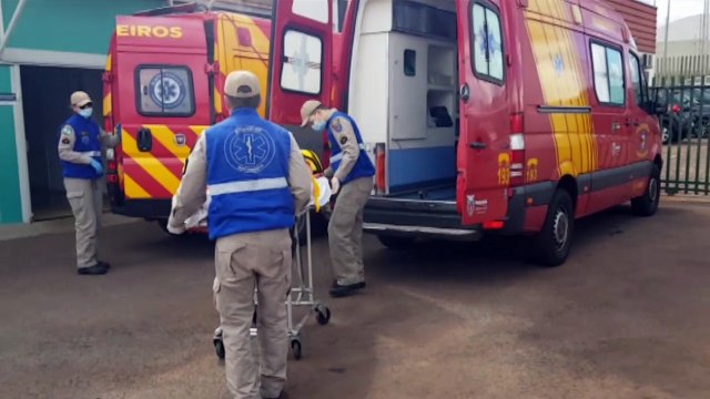 Com lesão na cabeça, homem é socorrido no Bairro Santos Dumont
