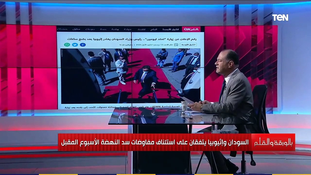نشأت الديهي: في نفس اليوم اللي بتعود مفاوضات سد النهضة رئيس مجلس السيادة السوداني يزور إثيوبيا