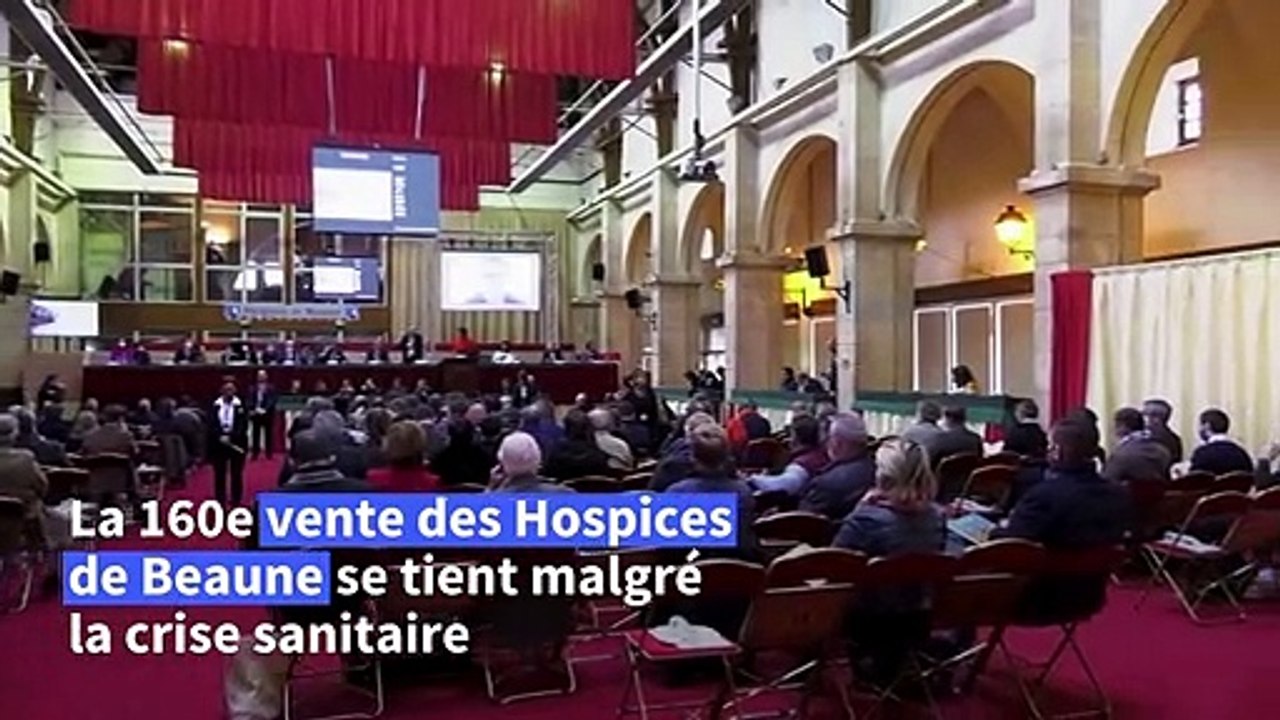 Vente des Hospices de Beaune: un "beau" millésime sur fond de crise