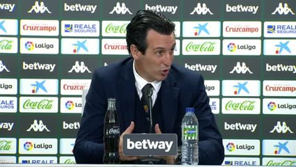 Emery: "Las lesiones han condicionado el partido"