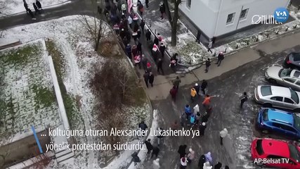 Belarus Protestocular Yine Sokaklarda