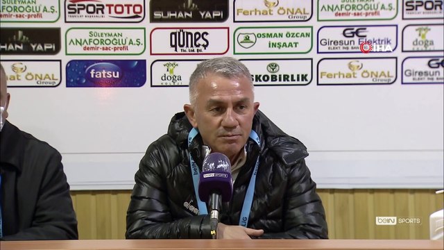 Giresunspor - Adana Demirspor maçının ardından