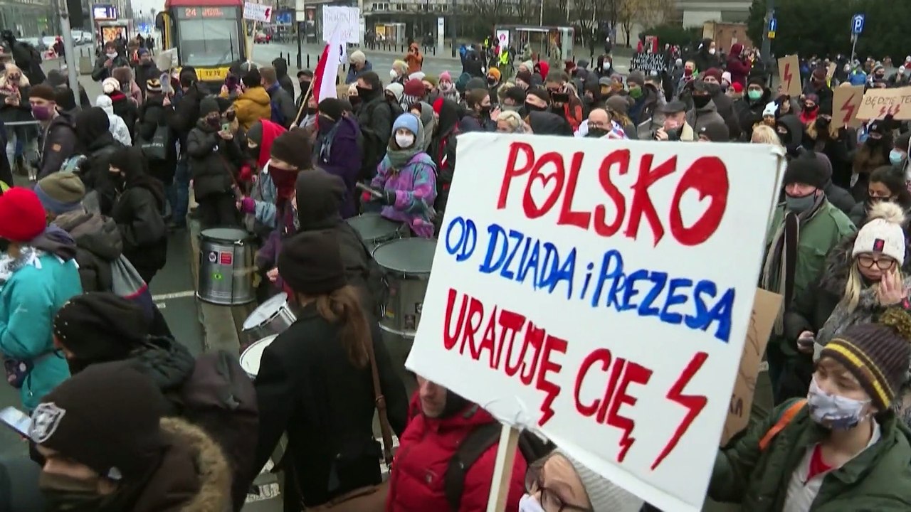 'Wie vor 39 Jahren' - Protest gegen Regierung in Polen