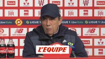 Gasset : Le but de Lille «a fait mal, très mal» - Foot - L1 - Bordeaux