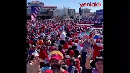 Trump taraftarlarından 'Rabia' işareti! Bu sefer çok farklı