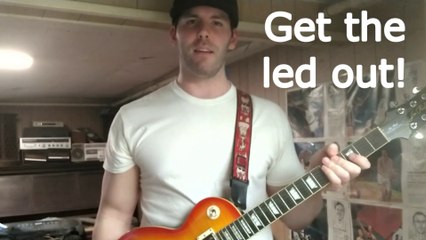 Guitar Lesson How To Play "Tangerine" Solo By Led Zeppelin