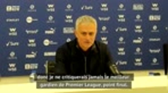 Tottenham - Mourinho : Lloris est le meilleur gardien de Premier League