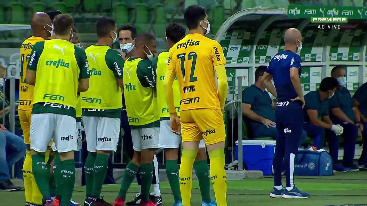 Palmeiras x Bahia (Campeonato Brasileiro 2020 25ª rodada) 1º tempo