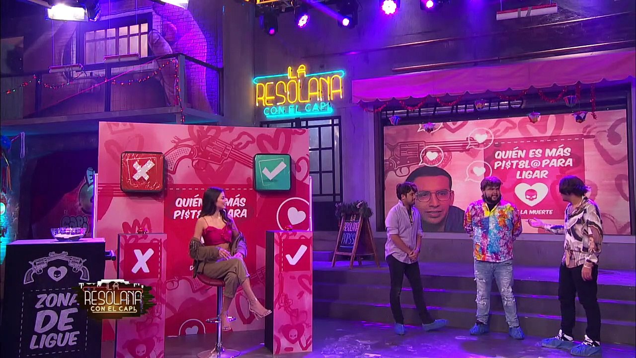 Iván 'La Mole', Gabo Ramos y El Capi lanzaron piropos a Luciana Fuster.| La Resolana con El Capi