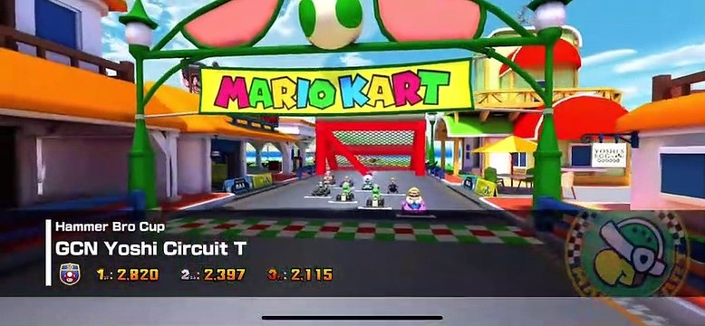 Mario Kart Tour - Yoshi Circuit T Gameplay