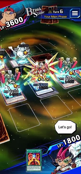 Yu-Gi-Oh! Duel Links - Number 79:  Battlin’ Boxer Nova Kaiser Gameplay (Rage of Volcano SR Card)