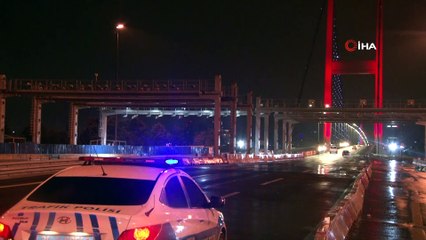 56 saatlik sokağa çıkma kısıtlaması sona erdi, 15 Temmuz Şehitler Köprüsü’nde  kontrol noktası kaldırıldı