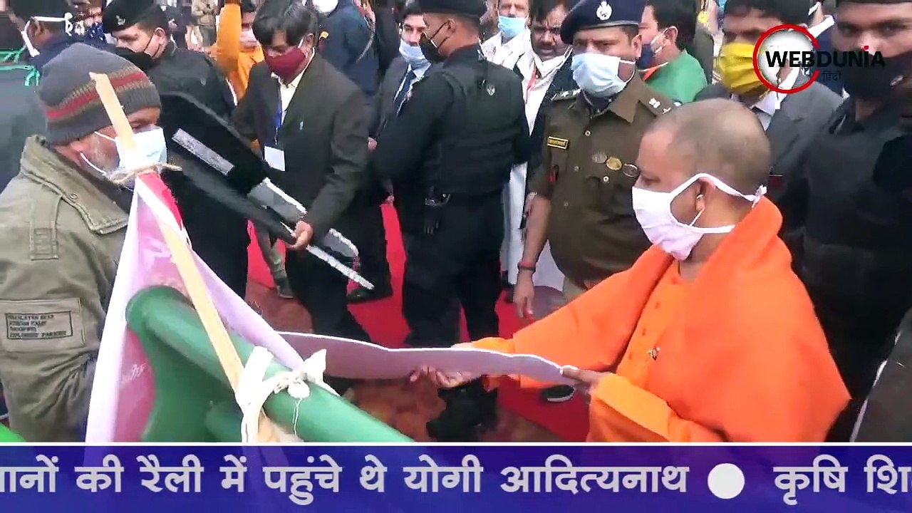CM योगी बोले- किसानों के कंधे पर बंदूक रखकर चला रही हैं देशविरोधी ताकतें