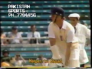 Roger Harper 6 Wickets vs England at Old Trafford 1984