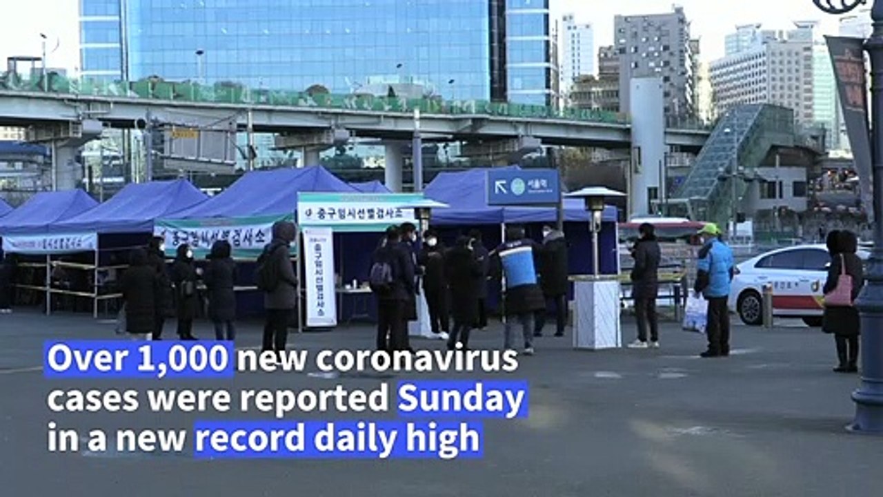 South Korea ramps up mass testing as Covid cases hits new daily record
