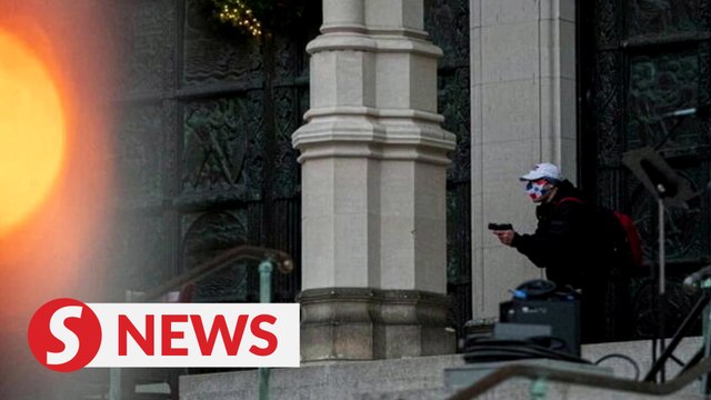 Gunman shot, killed by police outside NYC church