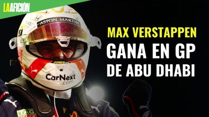 Max Verstappen gana en GP de Abu Dhabi, última de F1 en 2020