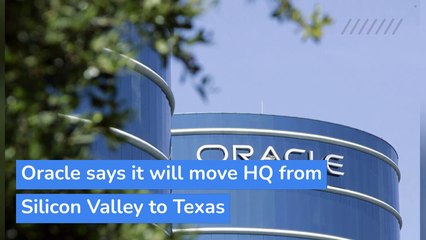 Oracle says it will move HQ from Silicon Valley to Texas, and other top stories in technology from December 14, 2020.