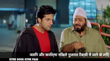 Taxi Scene | Kitne Door Kitne Paas (2002) | Fardeen Khan | Amrita Arora | Sonali Kulkarni | Satish Shah | Bollywood Movie Scene