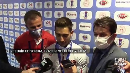Cumhurbaşkanı Erdoğan milli cimnastikçileri tebrik etti | Video