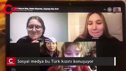 Sosyal medya bu Türk kızını konuşuyor