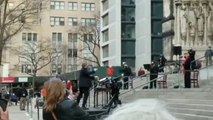 Un hombre irrumpe, a tiros, en la Catedral de San Juan de Nueva York