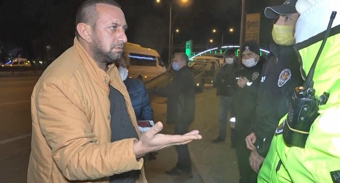 Kısıtlamayı ihlal etti: Alkol testini reddedip, taşkınlık yaptı