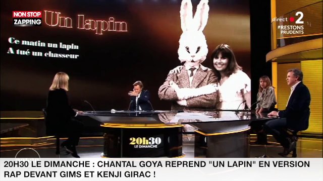 20H30 le dimanche : Chantal Goya reprend Un lapin en version rap devant Gims et Kenji Girac ! (vidéo)