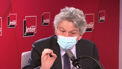 Régulation du numérique : "On se donne enfin de donner des règles à cet espace", estime Thierry Breton