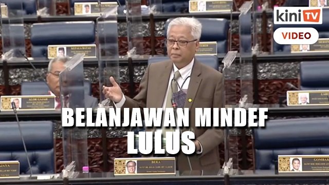Belanjawan Kementerian Pertahanan lulus melalui undian suara