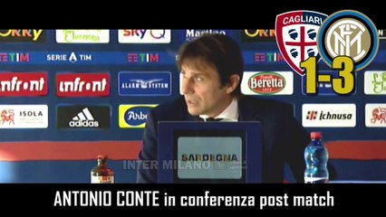 CAGLIARI-INTER 1-3: ANTONIO CONTE IN CONFERENZA STAMPA POST-MATCH