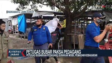 Merasa Tebang Pilih, Pedagang Korban Pembubaran Paksa Protes!