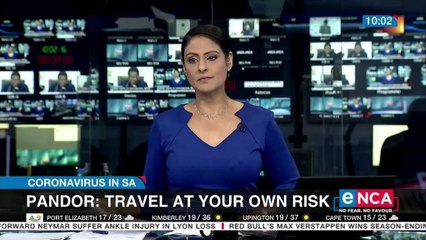 Travel at your own risk -Pandor