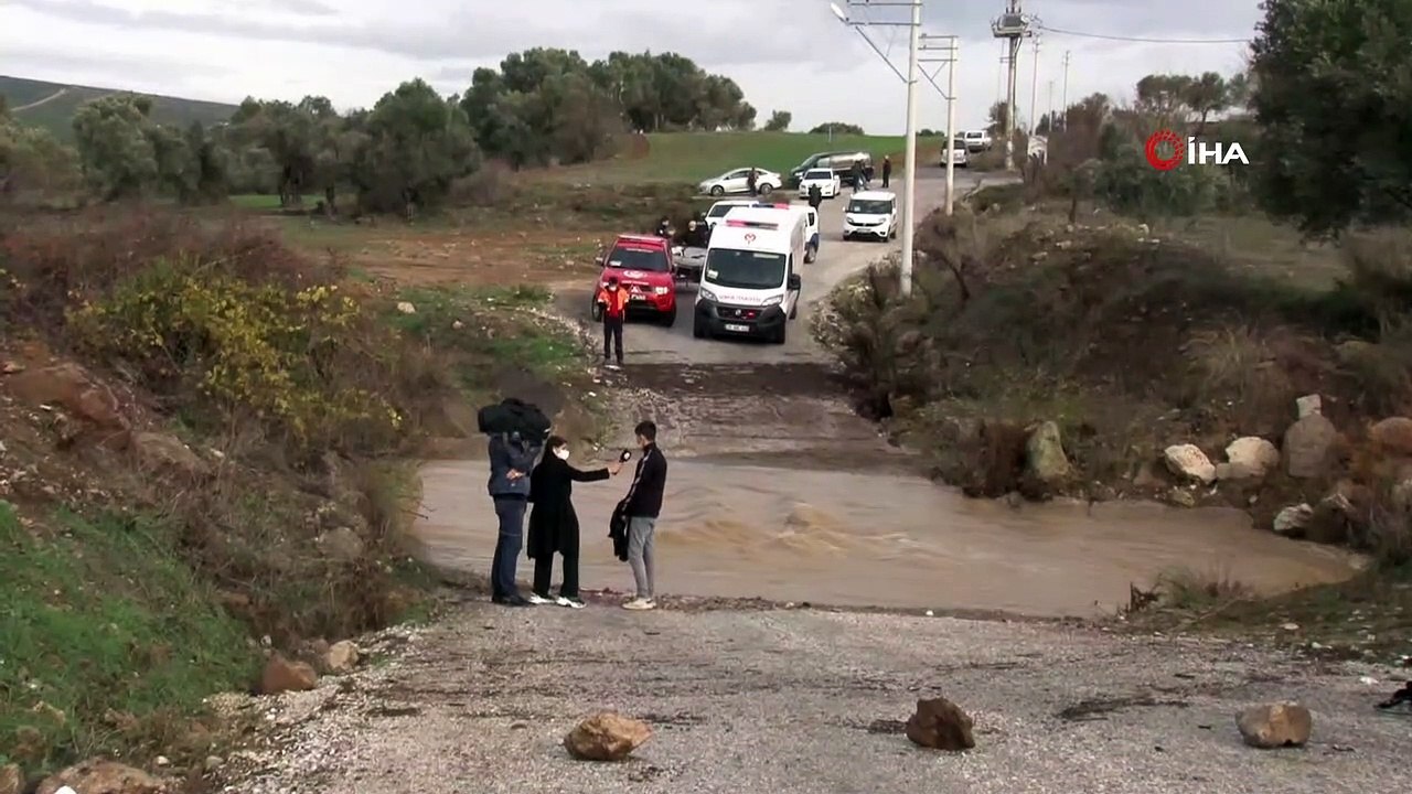 İzmir Valisi Yavuz Selim Köşger: “2 vatandaşımızın araçla birlikte sürüklendiği anlaşılıyor”