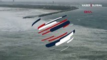 8 metreye ulaşan gelgit dalgaları korkutuyor