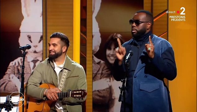 Chantal Goya a osé reprendre son titre culte Un lapin en rappant, dans l'émission 20h30, le dimanche face au rappeur Gims.