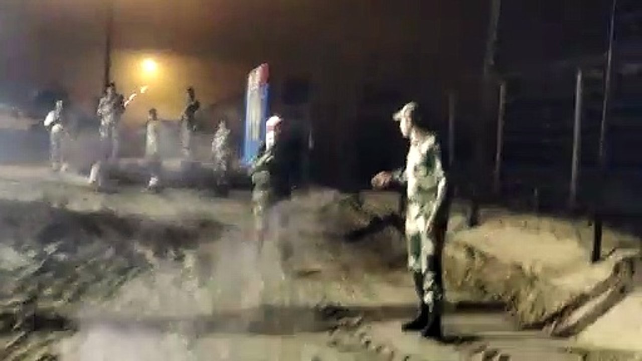 रात को बॉर्डर पर 180 किलोमीटर दौड़े बीएसएफ के जवान