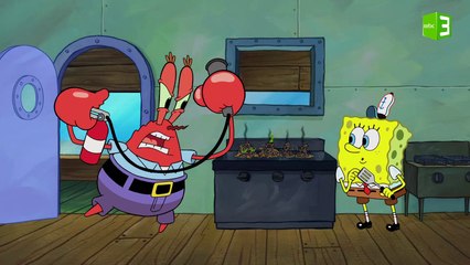 سلطع يفاجئ سبونج بوب