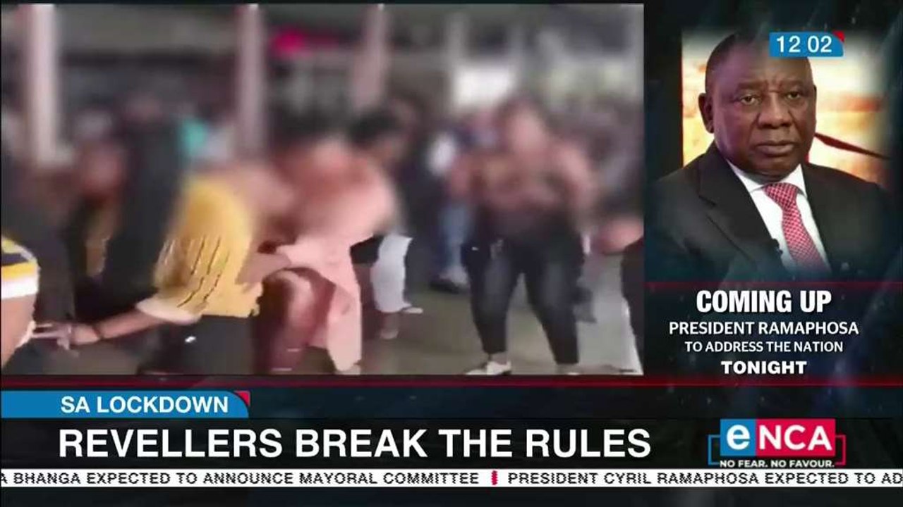 Revellers break the rules