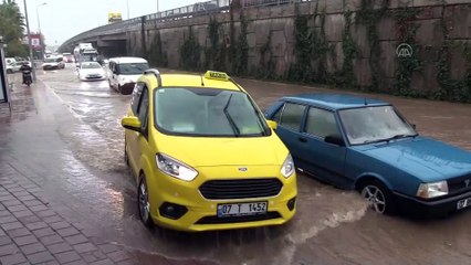 ANTALYA - Kuvvetli yağış etkisini sürdürüyor
