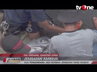 Jembatan Patah, Pengendara Motor Jadi Korban