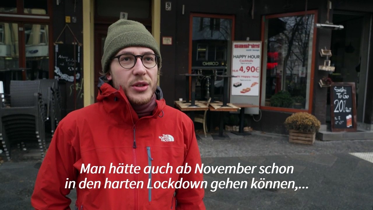 Das sagen Bürger zum harten Lockdown ab Mittwoch