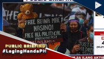 #LagingHanda | Pag-aresto ng PNP sa ilang aktibista, hindi politically-motivated, ayon kay Sen. Go