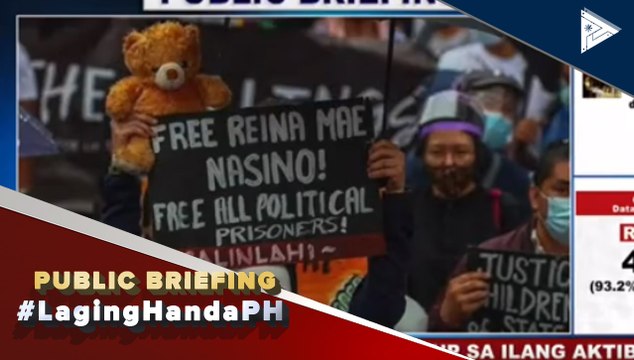 #LagingHanda | Pag-aresto ng PNP sa ilang aktibista, hindi politically-motivated, ayon kay Sen. Go
